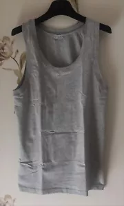 Dolce & Gabbana Pair of Mens Grey Cotton Blend Vests (T-Shirt) Size Large L - Picture 1 of 8