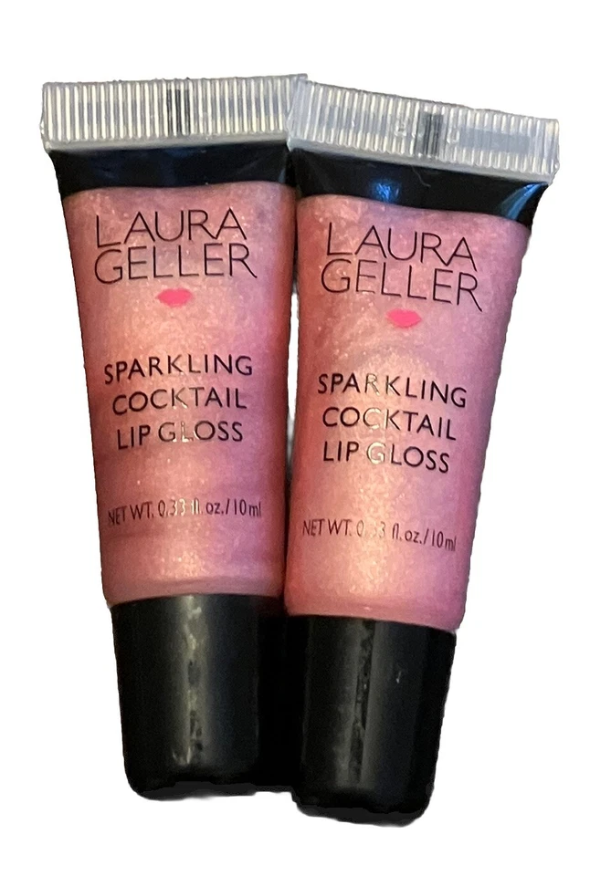 Laura Geller FLIRTINI Lip Gloss Sparkling Cocktail Lip Gloss - 2 Tubes - Image 1 of 3