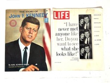 1964 The Story Of John F. Kennedy & 1995 Life Magazine With JFK LOT OF 2