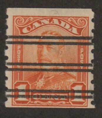 Canada 1929 #160 King George V "Scroll" Issue Coil Stamp - Fine MNH Precancelled - Image 1 of 2