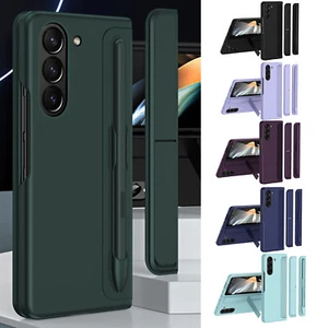 Nuovo per Samsung Galaxy Z Fold 5/4/3 robusto supporto supporto custodia con S Pen - Foto 1 di 31
