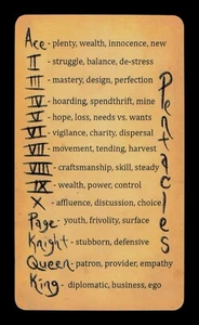 Pentacles Tarot Of The Unknown Single Card - Picture 1 of 2