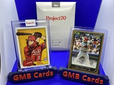 Joey Votto Future HOF:1) 2008 Bowman Gold RC #BDP9 & 2) 2021 Project 70 #563🔥📈