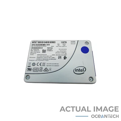 Unidad de estado sólido SATA Intel D3-S4610 SSDSC2KG019T8 1,92 TB 2,5" 6 Gb/s grado B Foto 1 de 4