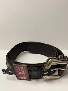 Red Ranch Men's Western Belt 3012R Sz 40 Retail Value $70.00 - Picture 1 of 5