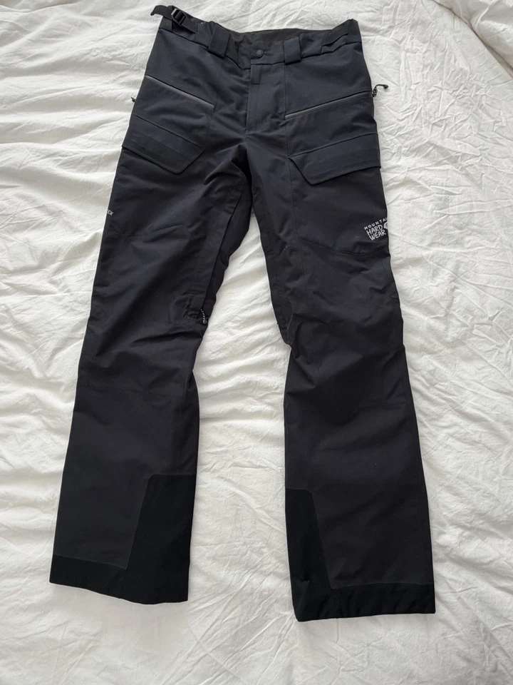 Mountain Hardwear Gore Tex Senderismo Nieve Pantalones Talla Pequeña Para Hombre Cremallera Completa Piernas Foto 1 de 4