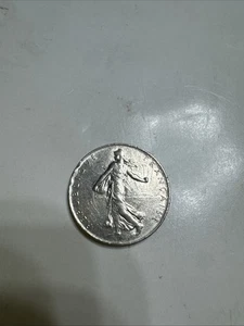 Silbermünze Frankreich 1 Franc 1976, verkauft wie besehen - Bild 1 von 19