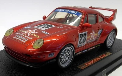 MCT 1/18 Scale Plastic - MCT01 Porsche 911 GT2 #23 Red Race Car - Image 1 of 4