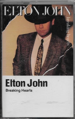 Elton John Breaking Hearts Cassette Tape 1984 Geffen Records NM - Image 1 of 4
