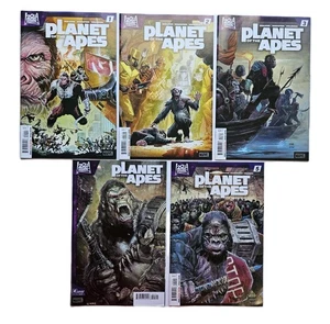 PLANET OF THE APES Complete Series 1-5 #1 #2 #3 #4 Variant #5 2023 VF-VF/NM  - Picture 1 of 4