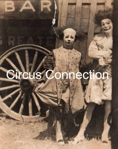 C1910's - Ringling Bros Circus RBB Young Clowns Creepy Real Photo - AAFN - Picture 1 of 2