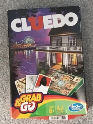 Hasbro Cluedo Grab And Go Game Travel Edition For 3 - 6 Players Ages 8+ - Image 1 of 3