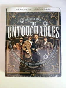The Untouchables Steelbook: 4K, Blu Ray, Digital Sealed New Mint US Ships in Box - Bild 1 von 7