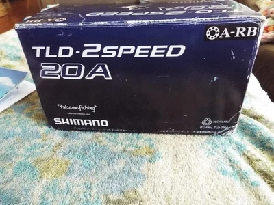 Shimano 20A TLD 2 Speed Reel in box with paperwork A-RB - Image 1 of 4