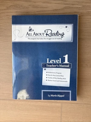 All About Reading Level 1 Teacher's Manual Color Edition by Marie (Paperback) - Image 1 of 4