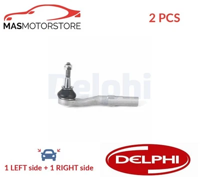 TRACK ROD END RACK END PAIR FRONT DELPHI TA3873 2PCS I NEW OE REPLACEMENT - Image 1 of 4
