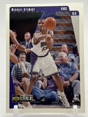1997-98 Upper Deck Collector's Choice #322 Michael Stewart [RC] Sacramento Kings - Image 1 of 2