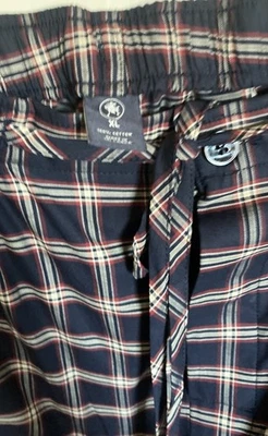 Hart Schaffner Marx 男式编织睡裤,深海军蓝,XL — 第 1/4 张图片