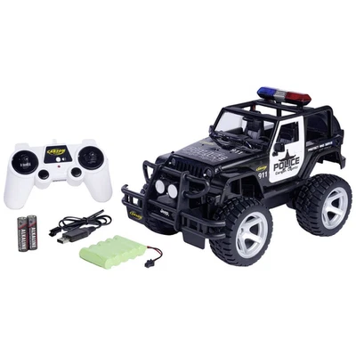 Carson Modellsport Jeep Wrangler Police RC Auto Elektro Geländewagen 1:12 - Bild 1 von 4