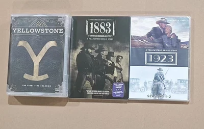 Yellowstone Collection Complete Series Seasons 1-4+5+1883+1923 Region 1 US SELL - Image 1 of 2