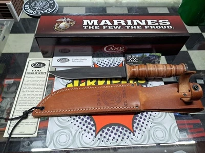 Cuchillo de hoja fija Case USMC 7" acero al carbono (00334) Foto 1 de 4