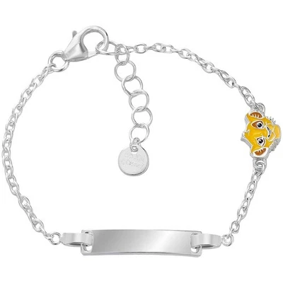 Bracciale Con Targa Bambino Argento 925 Gioiello Disney Re Leone trendy cod. BS0 - Immagine 1 di 2