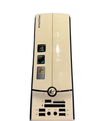 emachines EL1300G-02w Desktop Computer AMD Athlon 2650e 1GB 160GB HDD TESTED - Image 1 of 4