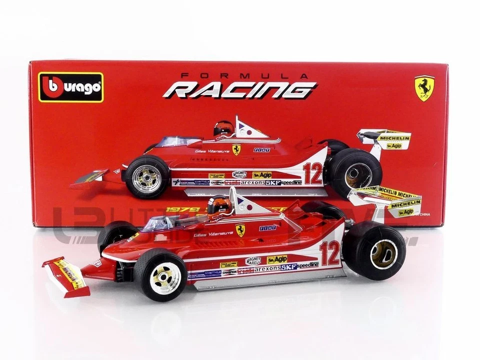 BBURAGO 1/18 - FERRARI F1 312 T4 - WINNER SOUTH AFRICA GP 1979  (G. VILLENEUVE) - Bild 1 von 1