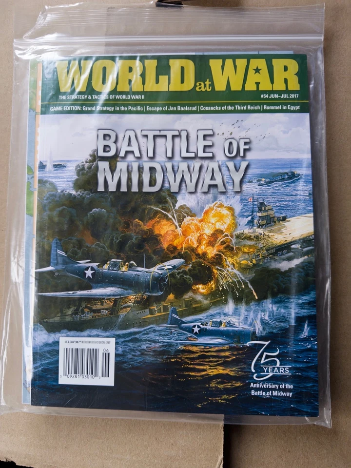 New Midway Solitaire World at War #54 Magazine Battle of Decision Games - Image 1 of 2