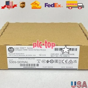 NEW Sealed AB 5069-SERIAL Compact Logix 5000 Interface Module US Free Tax - Picture 1 of 3