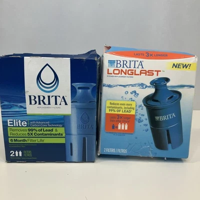 Brita Elite Replacement Water Filter 4 Pack, Longlast,  New and Sealed - Image 1 of 4