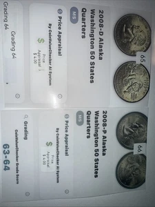 2008 P & D Alaska State Quarters Set - Picture 1 of 2