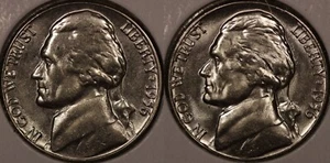 1956 P&D Jefferson Nickel(s) Choice BU (2) Coins - Picture 1 of 2