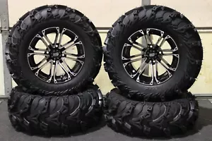 HONDA FOREMAN 400 27" USA ITP MUD LITE II ATV TIRE & STI HD3 M WHEEL KIT SRA1CA - Picture 1 of 7