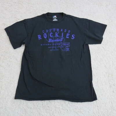 Camisa Colorado Rockies para mujer talla mediana azul MLB manga corta 1993 Foto 1 de 4