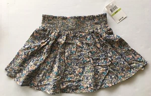 NWT Lucky Brand 4 4T Katie Printed Blue Ditsy Floral Rayon Challis Skirt - Picture 1 of 3