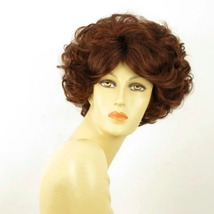 short wig women curly dark brown intense coppery ref: LADY 322 PERUK - Imagen 1 de 9