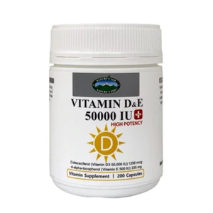 Nature's Top Vitamin D & E 50000IU 200 Capsules - Bild 1 von 1