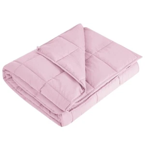 L'AGRATY Weighted Blanket - 60"x80" 17lbs Cooling Breathable Heavy Blanket Mi... - Picture 1 of 8
