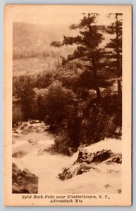 Split Rock Falls near Elizabethtown NY, C1922 Vintage Postcard - Picture 1 of 2