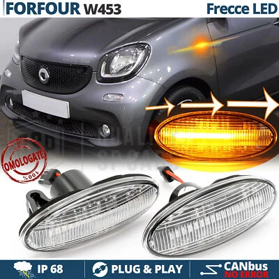 Frecce LED Sequenziali per Smart Forfour W453 DINAMICHE CANbus PLUG & PLAY - Immagine 1 di 4