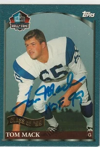 Tom Mack signierte Topps Klasse von 99 Karten Los Angeles Rams Autogramm - Bild 1 von 1