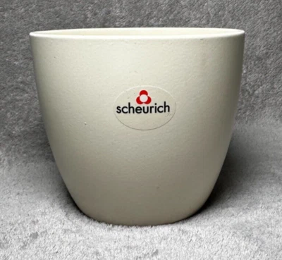 scheurich Übertopf Blumentopf creme weiß cremeweiß ~ Höhe 11,5cm Ø 13cm Keramik - Bild 1 von 4