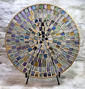 Piatto mosaico in vetro design contemporaneo piastrelle art deco - Foto 1 di 3