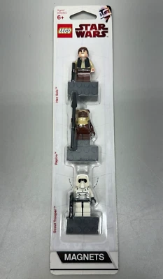 LEGO Star Wars 852845 3 Pk Minifigura Imanes Han Solo, Paploo, Scout Trooper NUEVO Foto 1 de 4