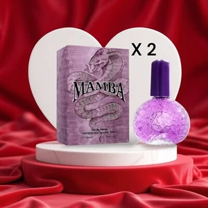 X 2.Fine Perfumery Women's Perfume - Mamba Purple Pour Femme 100ml Eau De Parfum - Picture 1 of 2