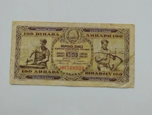 YUGOSLAVIA 100 DINARI 1 MAGGIO 1946 - Imagen 1 de 2