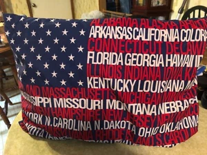 20 x 14 USA Flagge Kissen - 50 Staaten - Bessere Häuser & Gärten - Bild 1 von 1