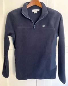 Chaqueta Pullover Mujer XS Vineyard Vines Cuarto 1/4 Cremallera Polar Azul Marino - Imagen 1 de 7