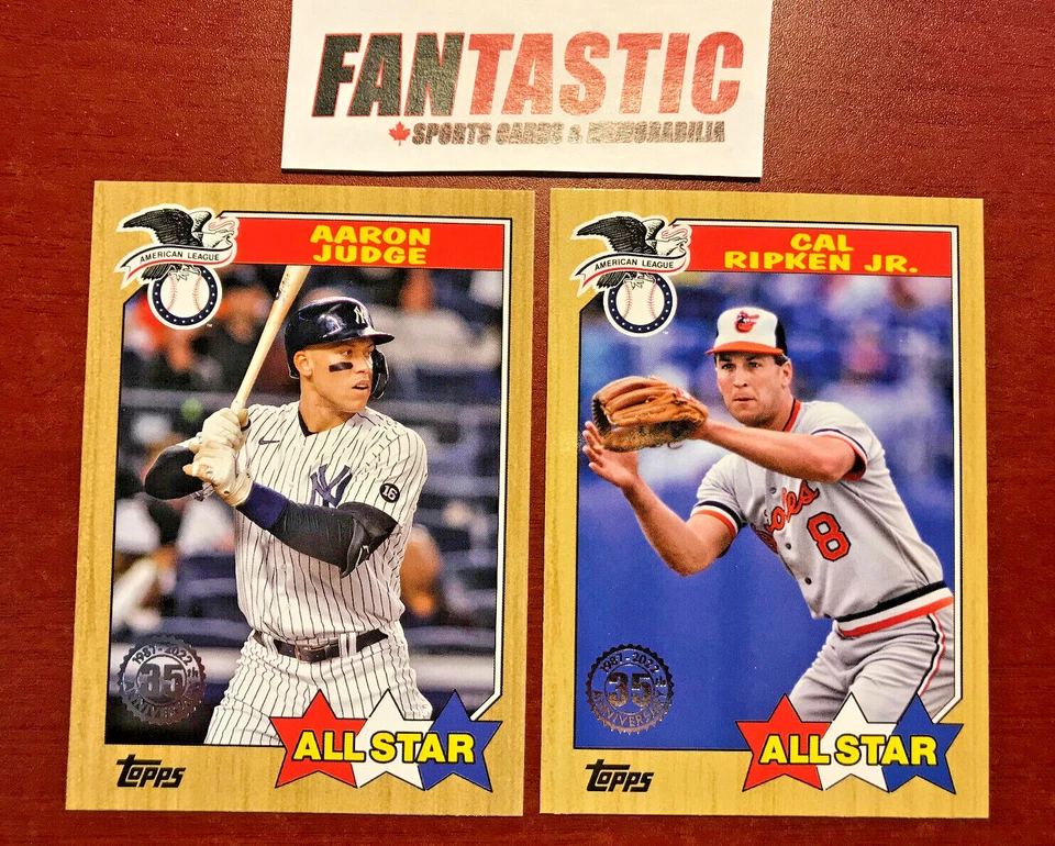 2022 Topps Series 2 1987 All-Star Insert YOU PICK - Finish Your Set - Image 1 of 2